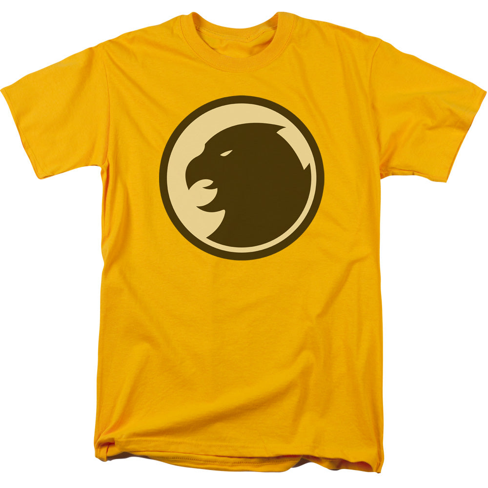 DC Comics Hawkman Symbol Mens T Shirt Gold