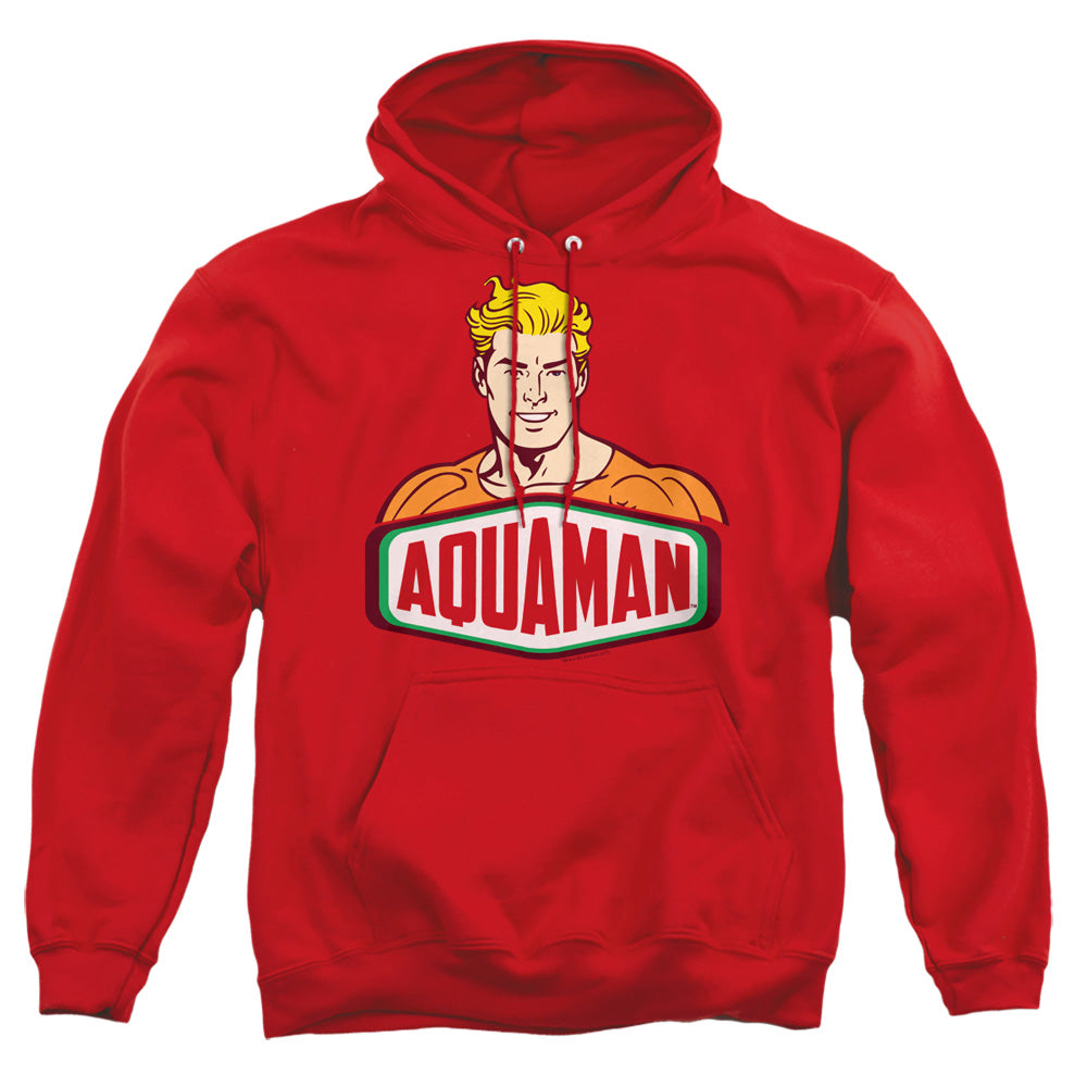 Dco Aquaman Sign Mens Hoodie Red