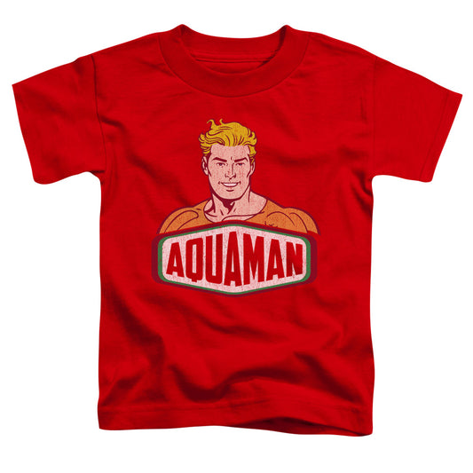 DC Comics Aquaman Sign Toddler Kids Youth T Shirt Red