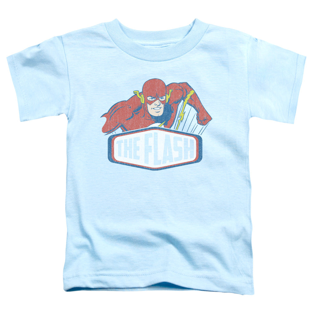 DC Comics Flash Flash Sign Toddler Kids Youth T Shirt Light Blue