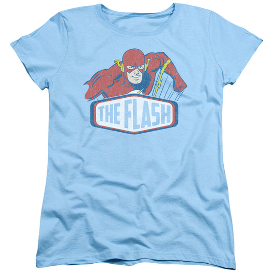 DC Comics Flash Flash Sign Womens T Shirt Light Blue