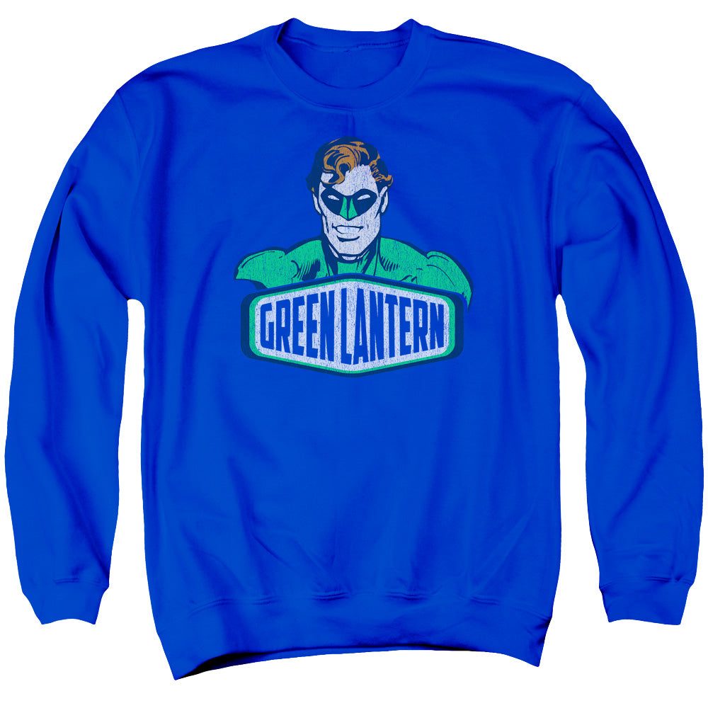DC Comics Green Lantern Sign Mens Crewneck Sweatshirt Royal Blue