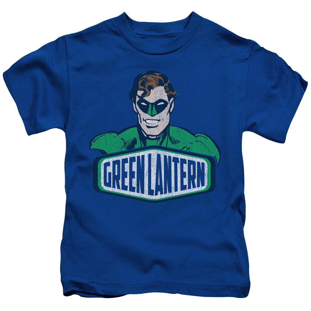 DC Comics Green Lantern Sign Juvenile Kids Youth T Shirt Royal Blue 