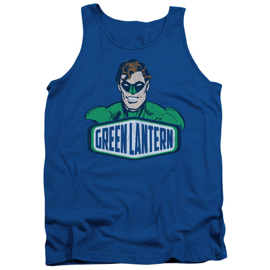 DC Comics Green Lantern Sign Mens Tank Top Shirt Royal Blue