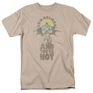 DC Comics and Youre Not Mens T Shirt Sand