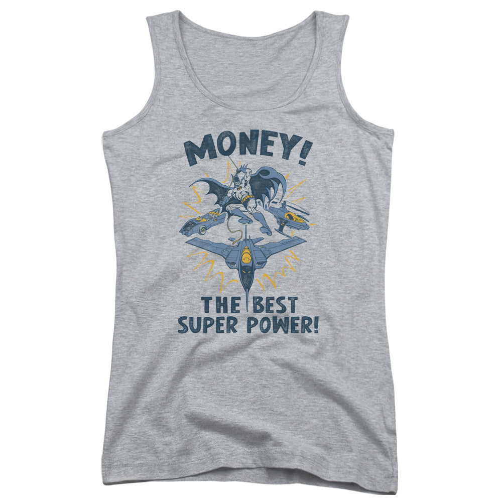 DC Comics Money Womens Tank Top Shirt Athletic Heather