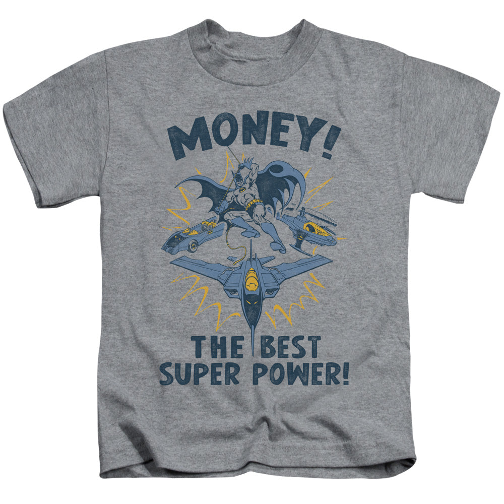 DC Comics Money Juvenile Kids Youth T Shirt Athletic Heather 