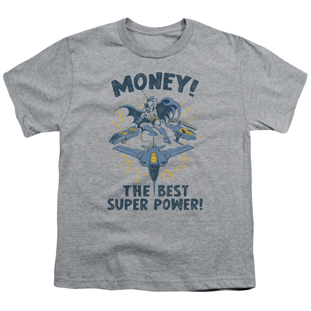 DC Comics Money Kids Youth T Shirt Athletic Heather