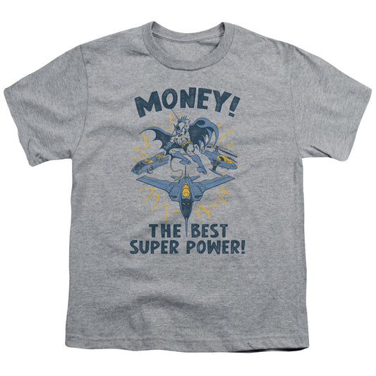 DC Comics Money Kids Youth T Shirt Athletic Heather