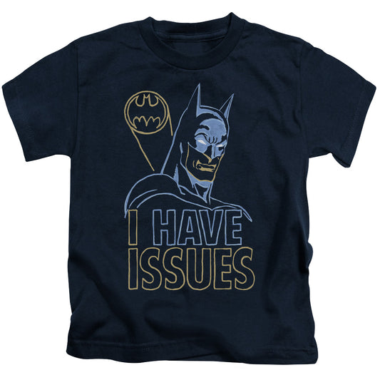 DC Comics Issues Juvenile Kids Youth T Shirt Navy Blue 