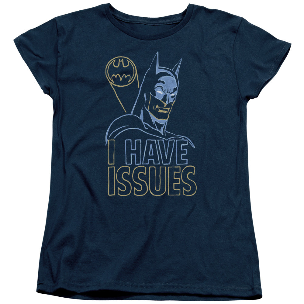 DC Comics Issues Womens T Shirt Navy Blue