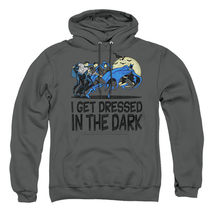 Dc Get Dressed Mens Hoodie Charcoal Officially Licensed