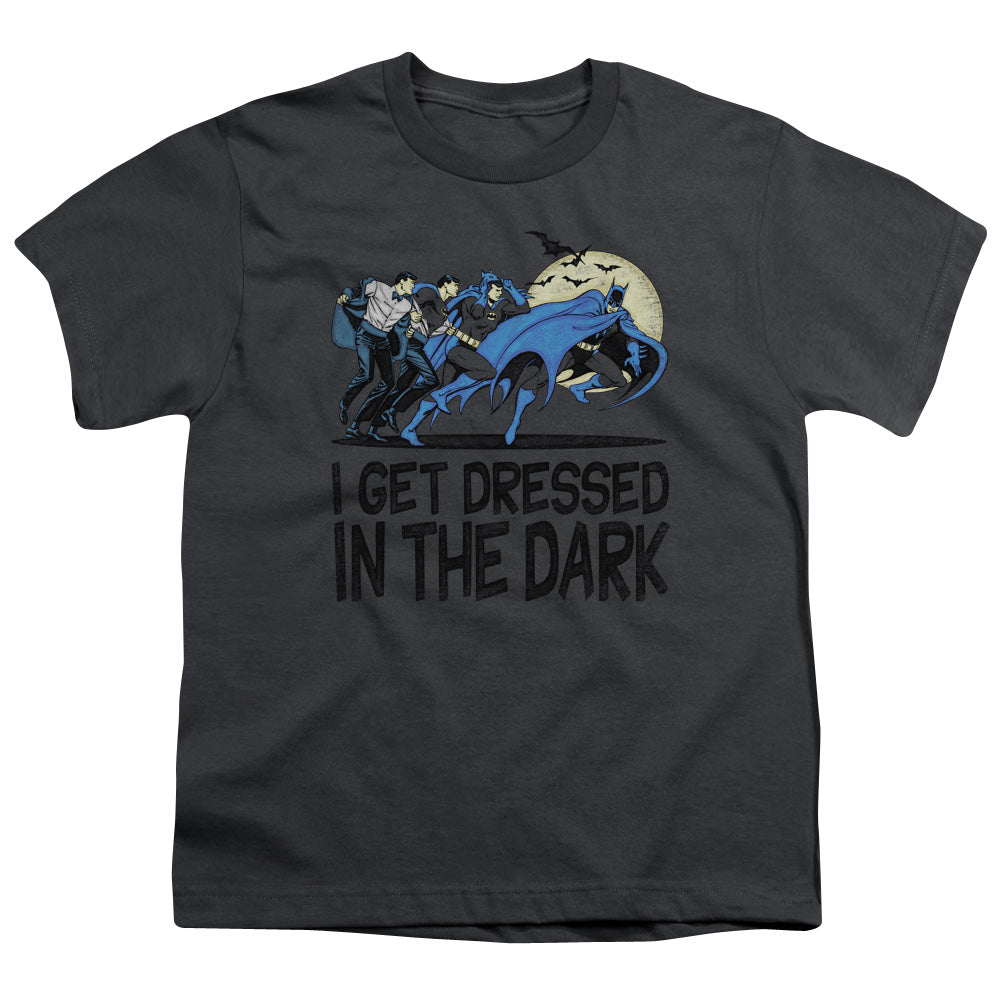 DC Comics Get Dressed Kids Youth T Shirt Charcoal