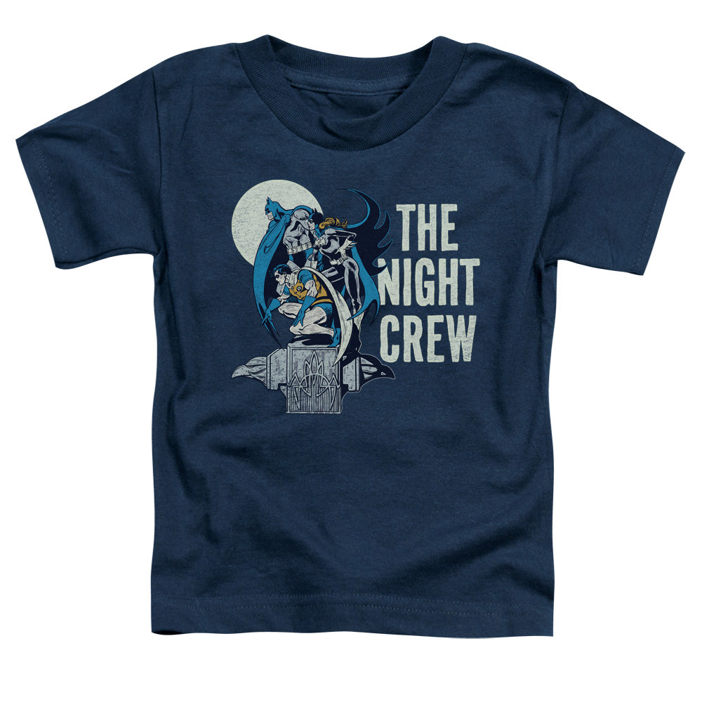 DC Comics Night Crew Toddler Kids Youth T Shirt Navy Blue