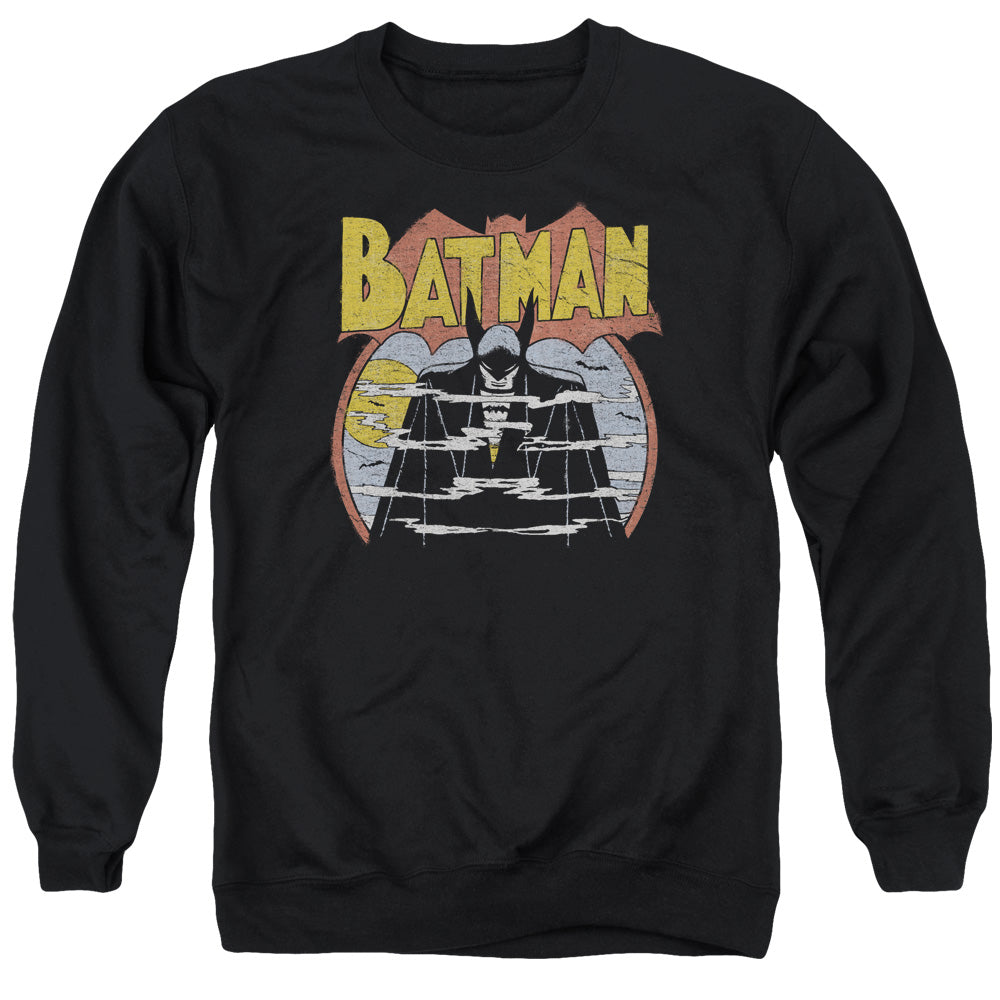 DC Comics Foggy Mens Crewneck Sweatshirt Black