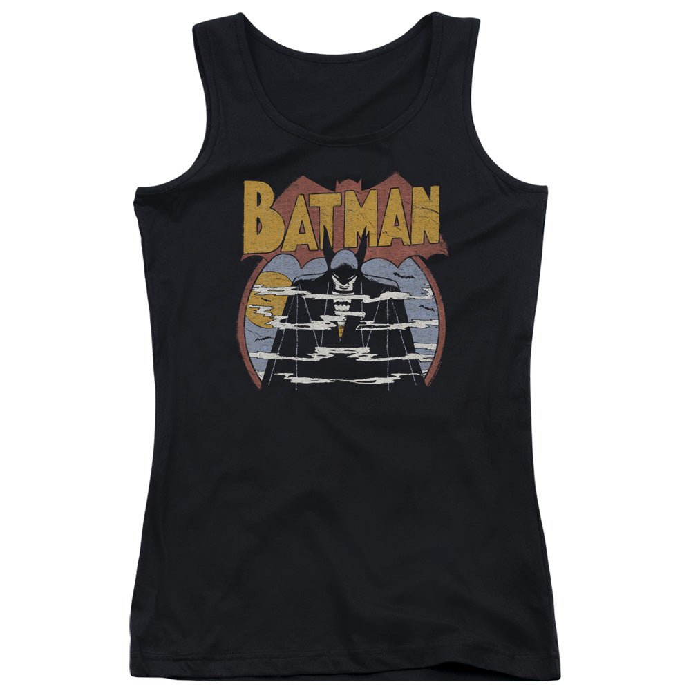 DC Comics Foggy Womens Tank Top Shirt Black