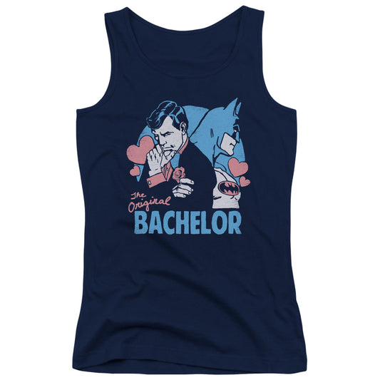 DC Comics Bachelor Womens Tank Top Shirt Navy Blue