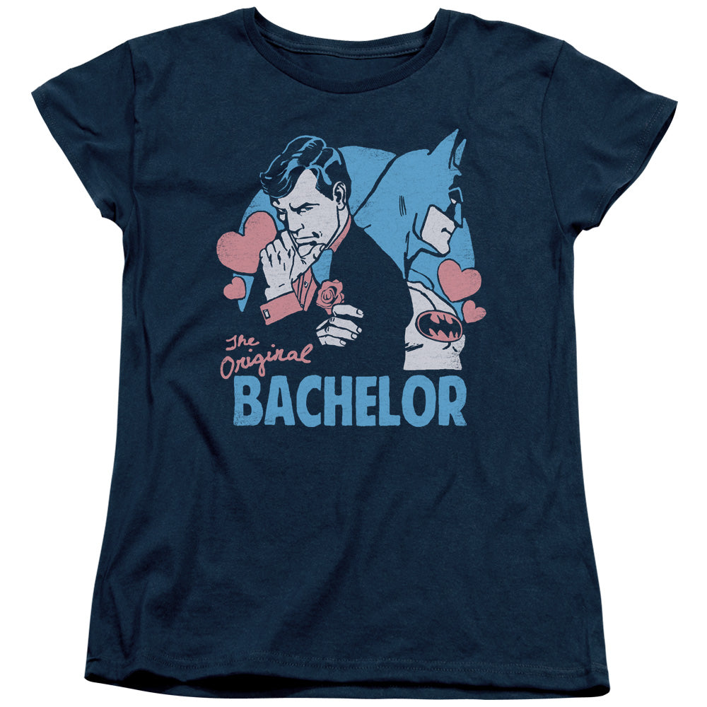DC Comics Bachelor Womens T Shirt Navy Blue