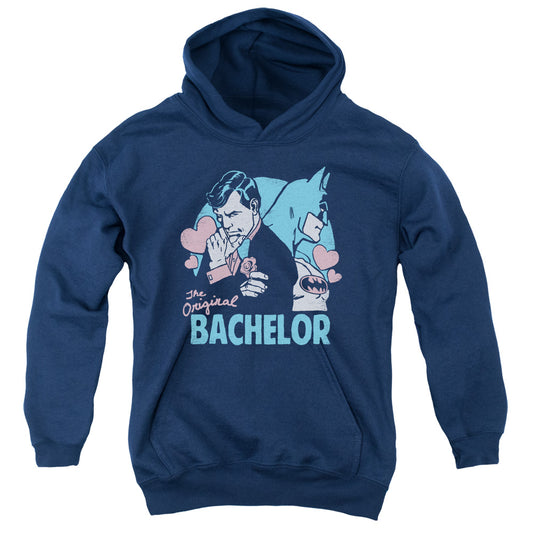 DC Comics Bachelor Kids Youth Hoodie Navy Blue