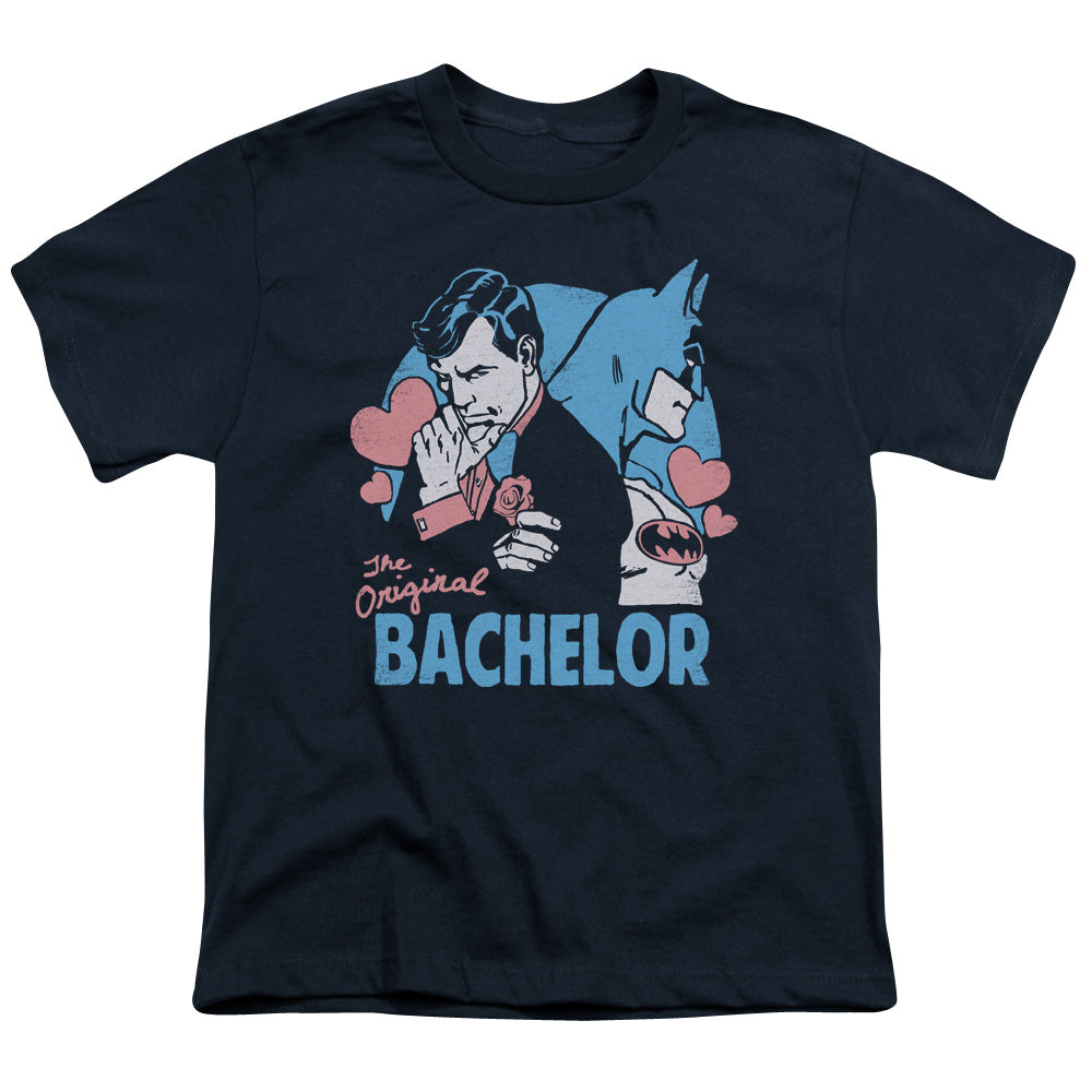 DC Comics Bachelor Kids Youth T Shirt Navy Blue