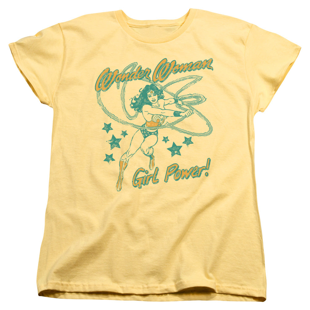 DC Comics Ww Girl Power Womens T Shirt Banana