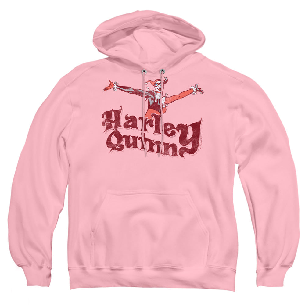 Dc Harley Hop Vintage Mens Hoodie Pink Officially Licensed