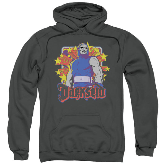 DC Comics Darkseid Stars Mens Hoodie Charcoal