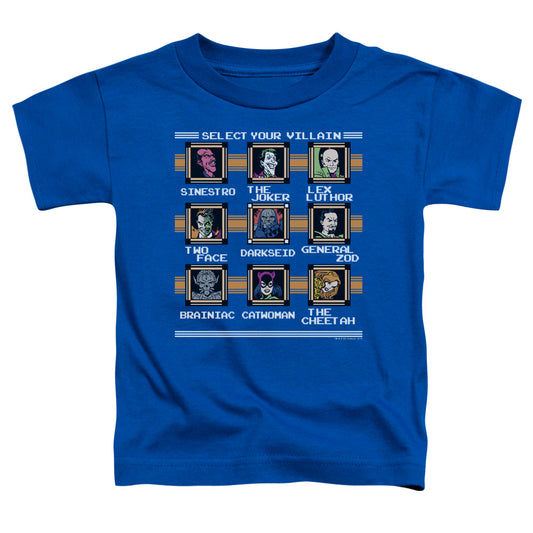 DC Comics Stage Select Toddler Kids Youth T Shirt Royal Blue