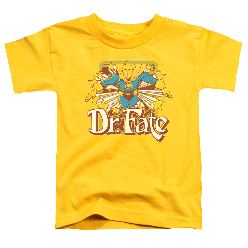 DC Comics Dr Fate Stars Toddler Kids Youth T Shirt Yellow