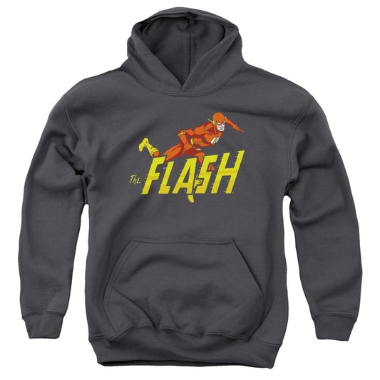 DC Comics Flash 8 Bit Flash Kids Youth Hoodie Black