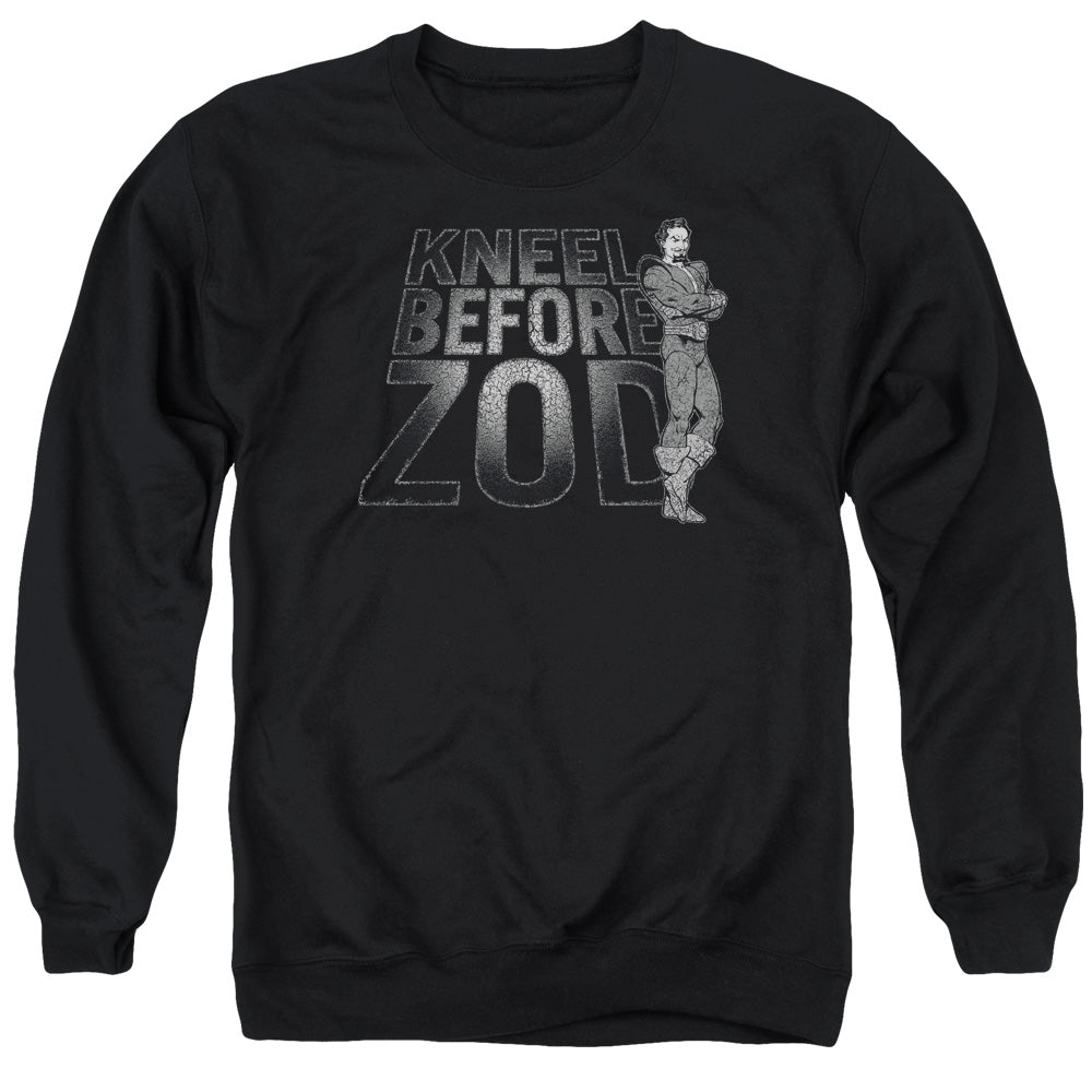 DC Comics Kneel Zod Mens Crewneck Sweatshirt Black