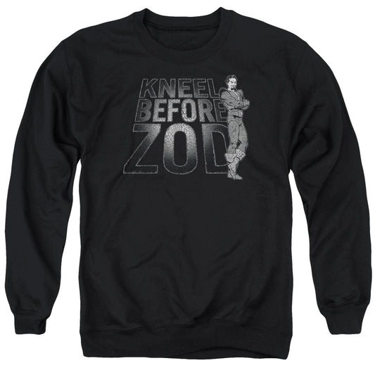 DC Comics Kneel Zod Mens Crewneck Sweatshirt Black