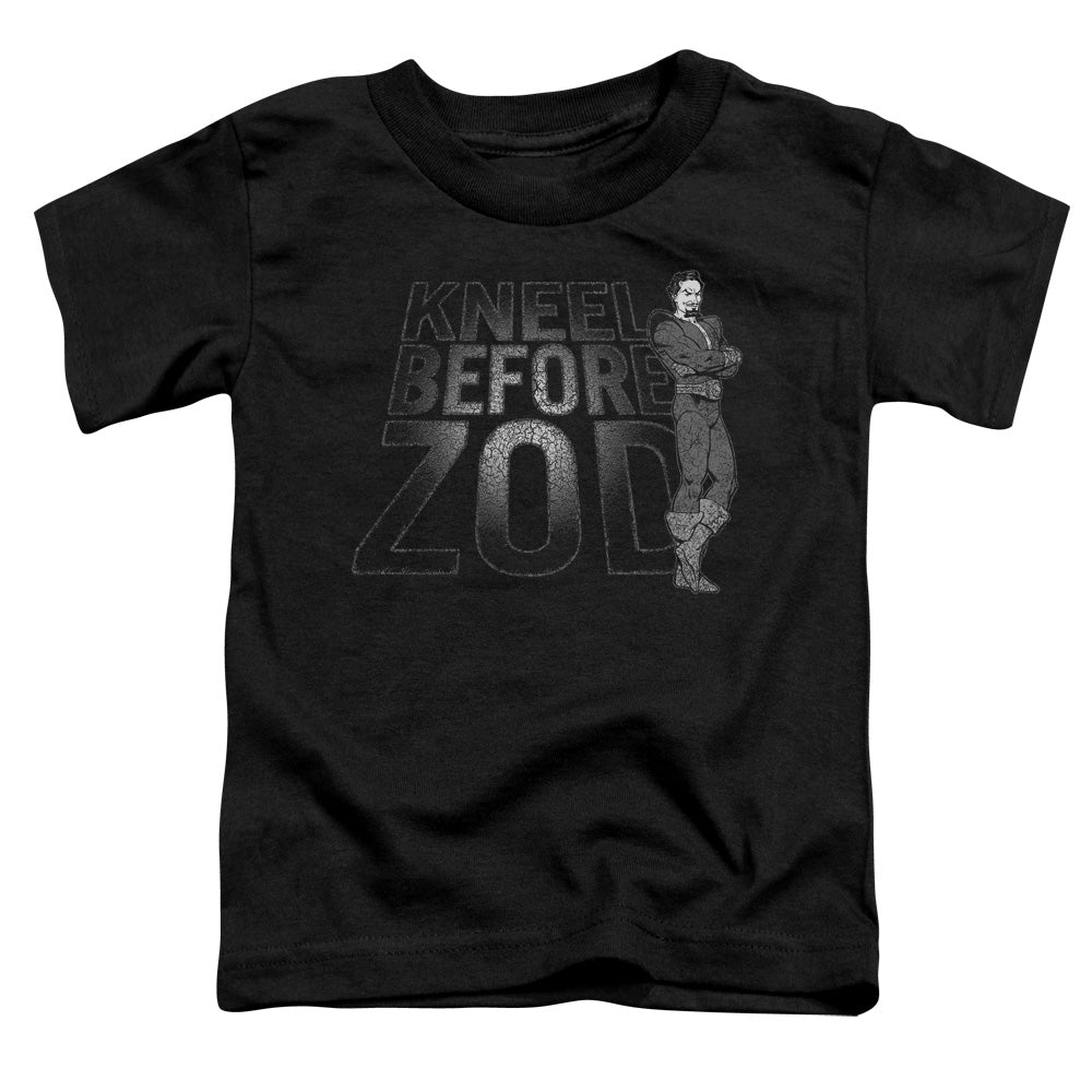 DC Comics Kneel Zod Toddler Kids Youth T Shirt Black