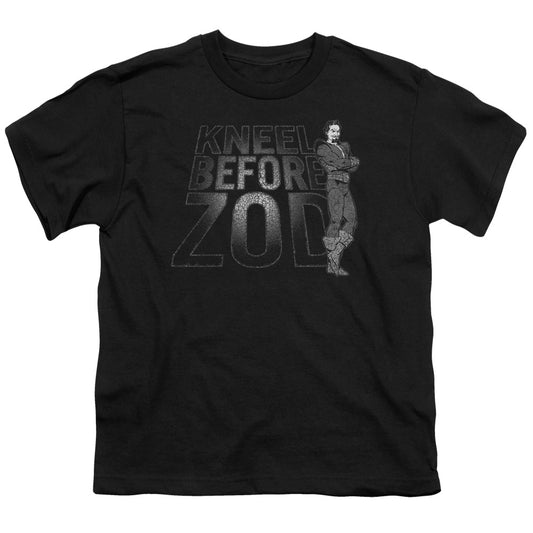 DC Comics Kneel Zod Kids Youth T Shirt Black