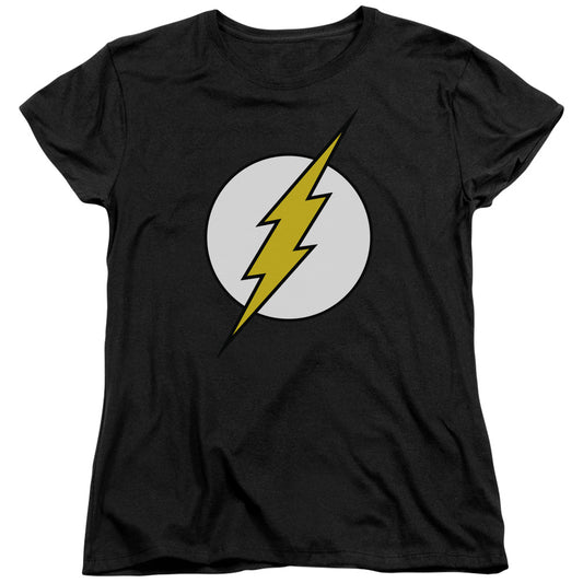 DC Comics Flash Fl Classic Womens T Shirt Black