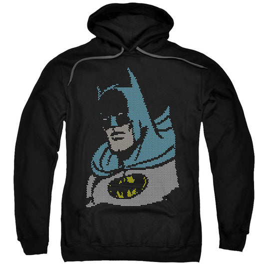 DC Comics Lite Brite Batman Mens Hoodie Black