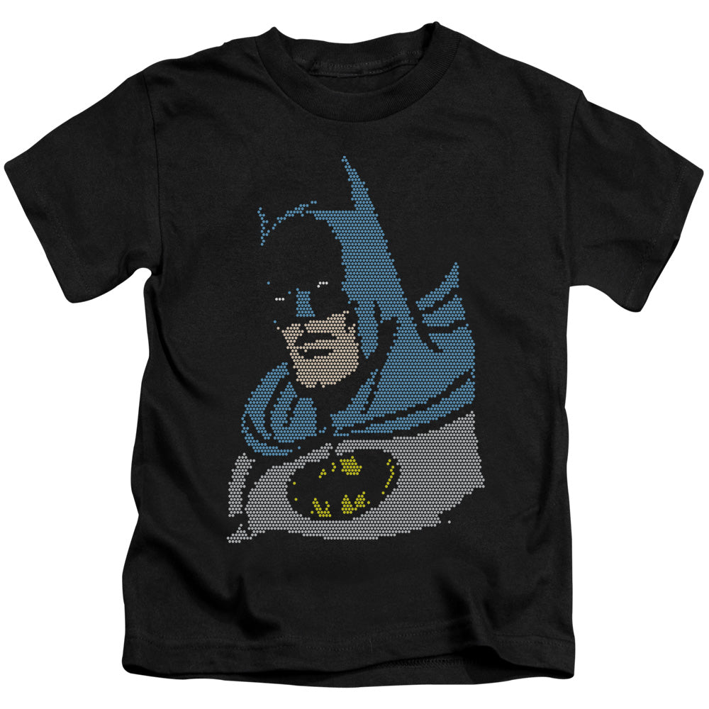 DC Comics Lite Brite Batman Juvenile Kids Youth T Shirt Black 