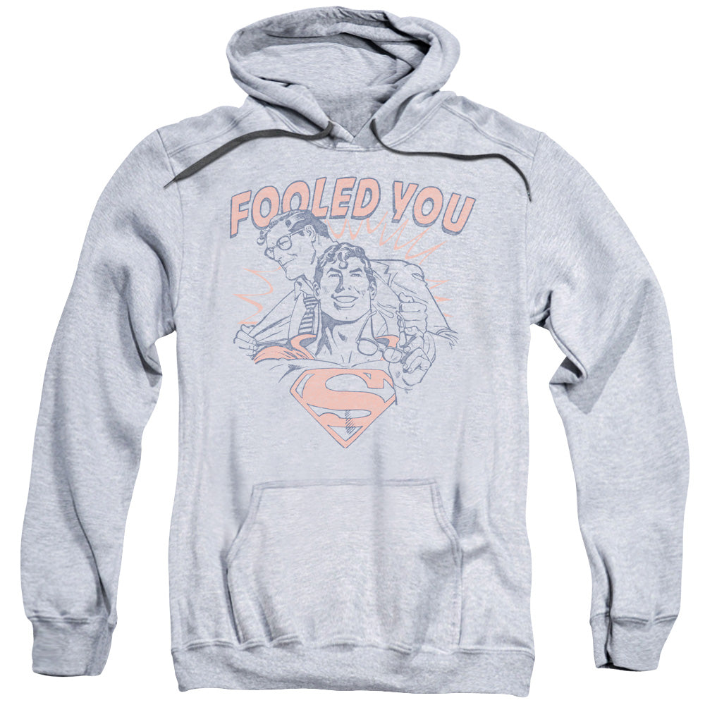 DC Comics Fooled You Mens Hoodie Athletic Heather