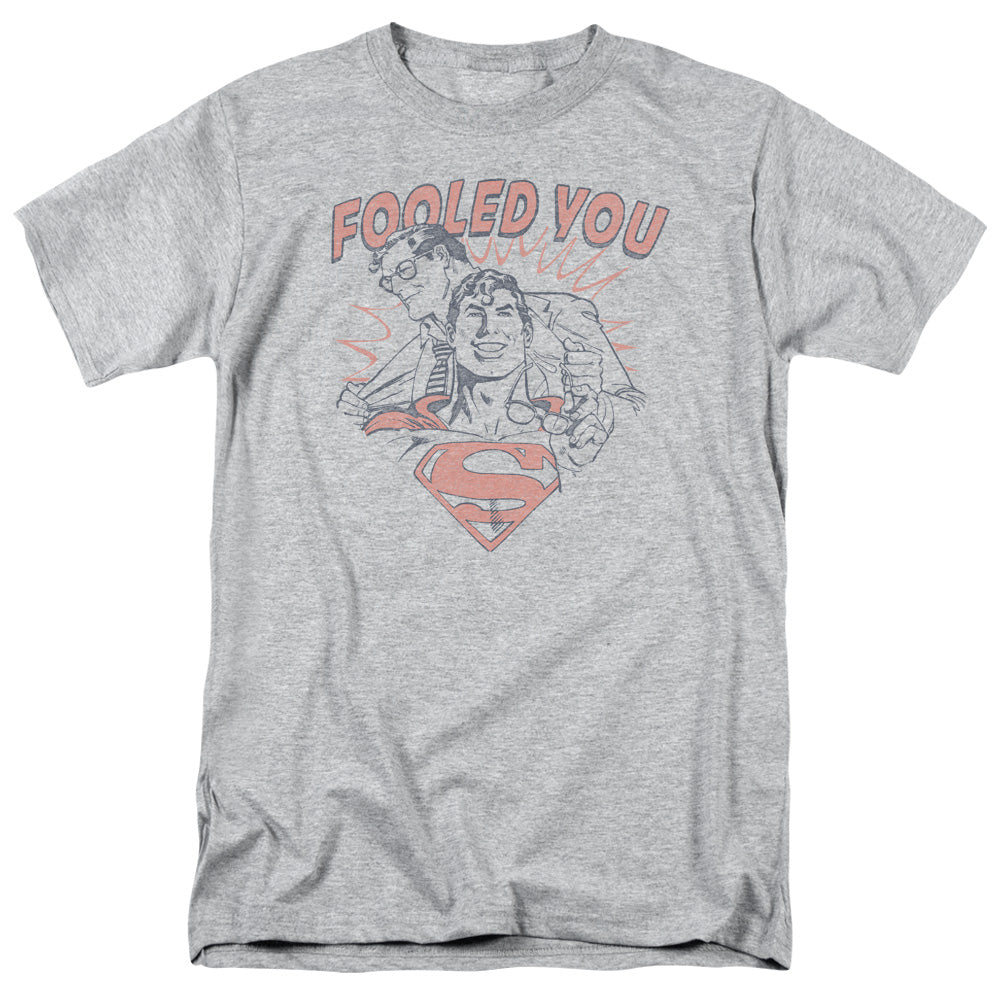 DC Comics Fooled You Mens T Shirt Athletic Heather