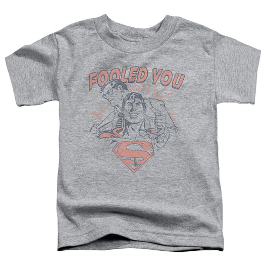 DC Comics Fooled You Toddler Kids Youth T Shirt Athletic Heather
