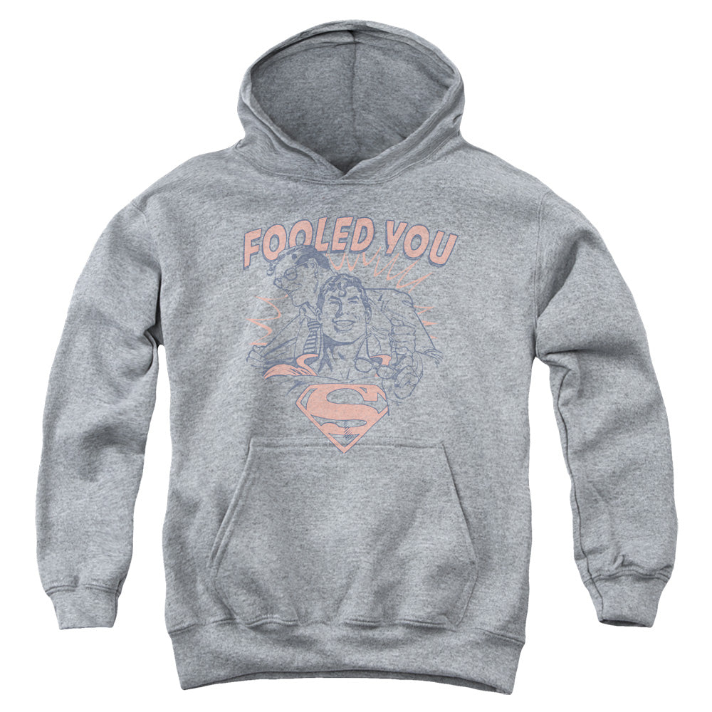 DC Comics Fooled You Kids Youth Hoodie Heather