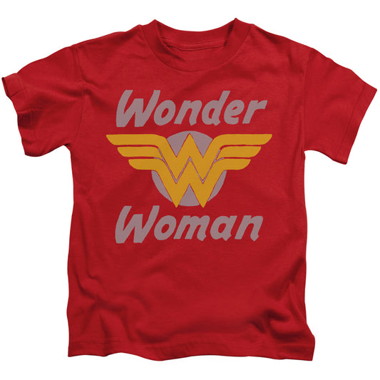 DC Comics Wonder Wings Juvenile Kids Youth T Shirt Red 
