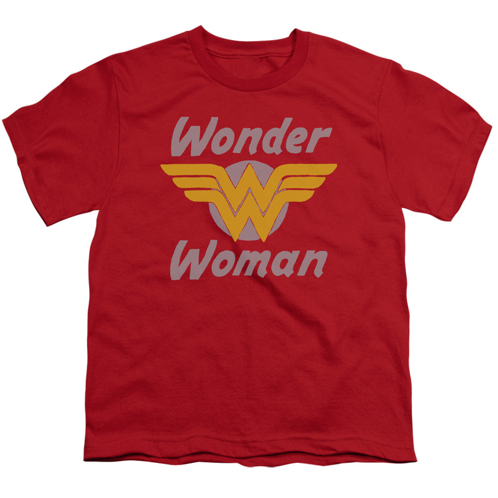 DC Comics Wonder Wings Kids Youth T Shirt Red