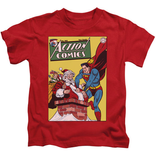 DC Comics Cover No. 105 Juvenile Kids Youth T Shirt Red 