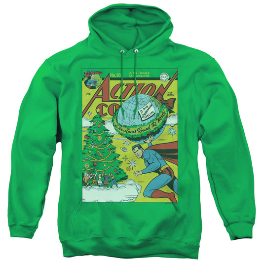 DC Comics Cover No. 93 Mens Hoodie Kelly Green