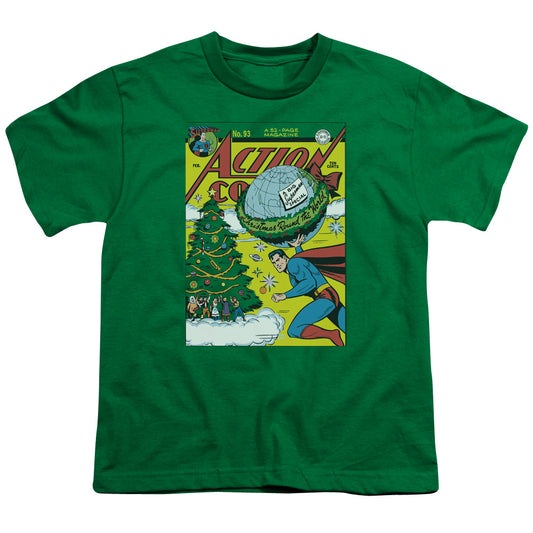 DC Comics Cover No. 93 Kids Youth T Shirt Kelly Green