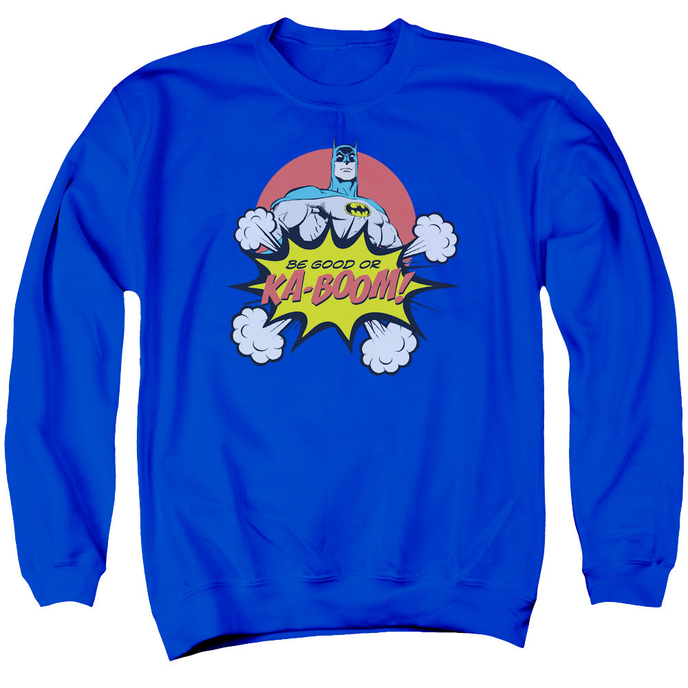 DC Comics Kaboom Mens Crewneck Sweatshirt Royal Blue