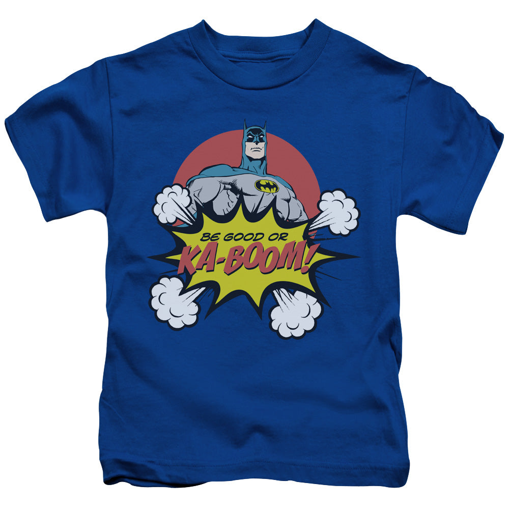 DC Comics Kaboom Juvenile Kids Youth T Shirt Royal Blue 