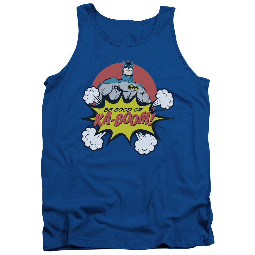 DC Comics Kaboom Mens Tank Top Shirt Royal Blue