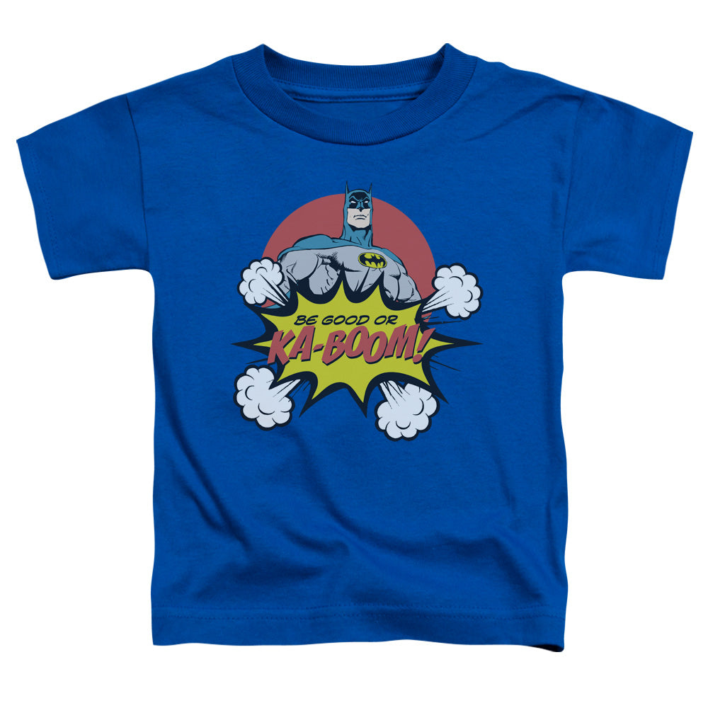 DC Comics Kaboom Toddler Kids Youth T Shirt Royal Blue